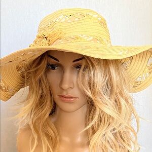 Passport N.V. Wide-Brim Straw Sun Hat